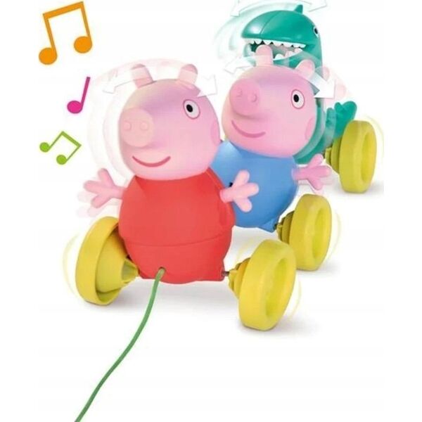Tomy TOMY Świnka Peppa rodzinka do ciągnięcia E73527 /3