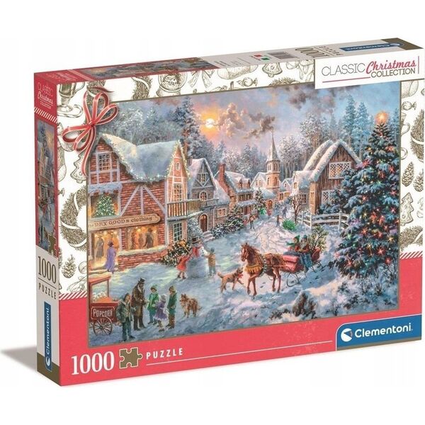 Clementoni CLE puzzle 1000 Getting Ready for Christmas 81504