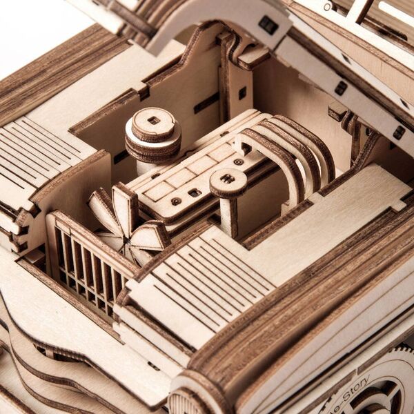 Little-Story Little Story Drewniane Puzzle Model 3D - FSO Warszawa
