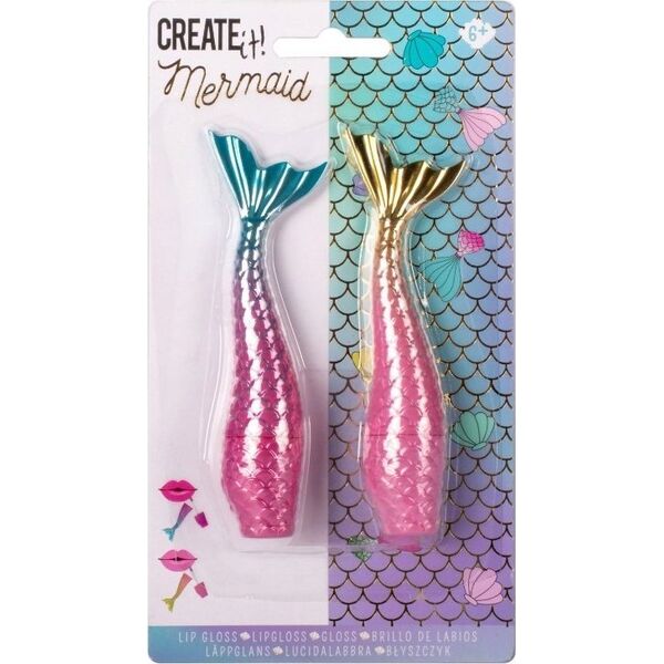 Teka Błyszczyk do ust Mermaid 2szt CREATE IT!