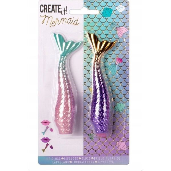 Teka Błyszczyk do ust Mermaid 2szt CREATE IT!