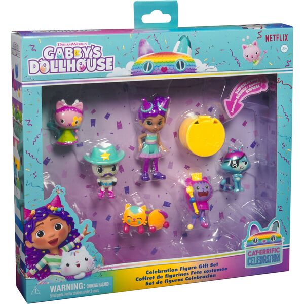 Figurka Spin Master Spin Master Gabby's Dollhouse - Party Figures Gift Set, Toy Figure
