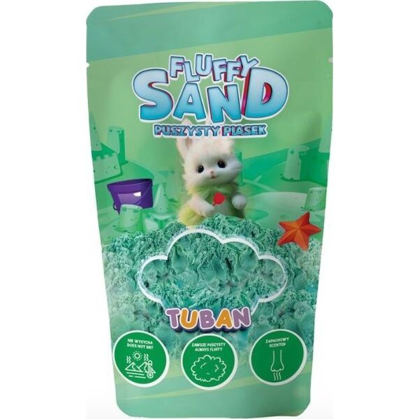 TUBAN TUBAN piasek Fluffy zielony 90g TU3786 37864