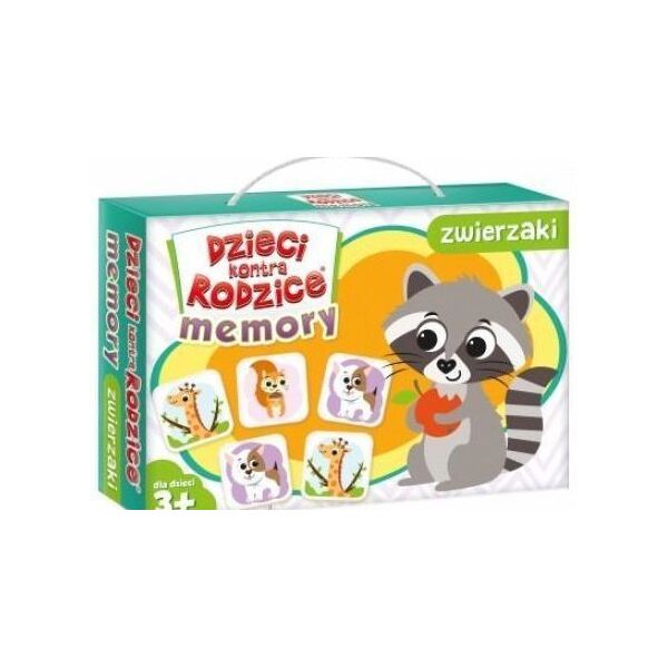 Kangur Dzieci kontra rodzice. Memory Zwierzaki (223210)