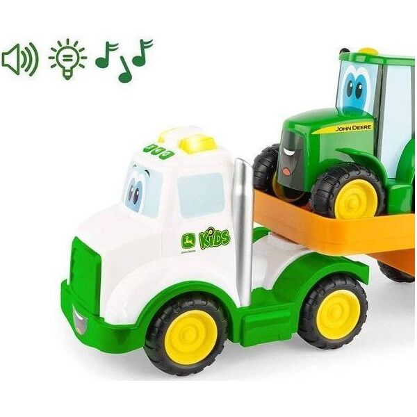 Tomy John Deere Laweta z traktorem