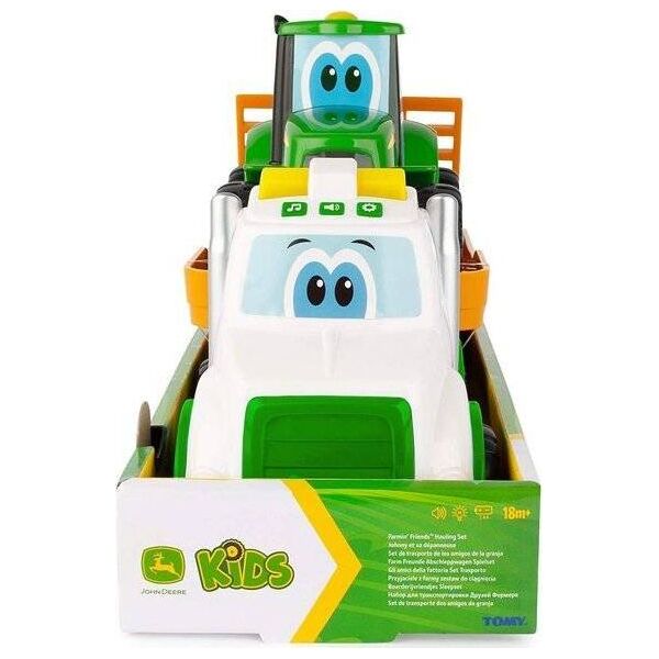 Tomy John Deere Laweta z traktorem