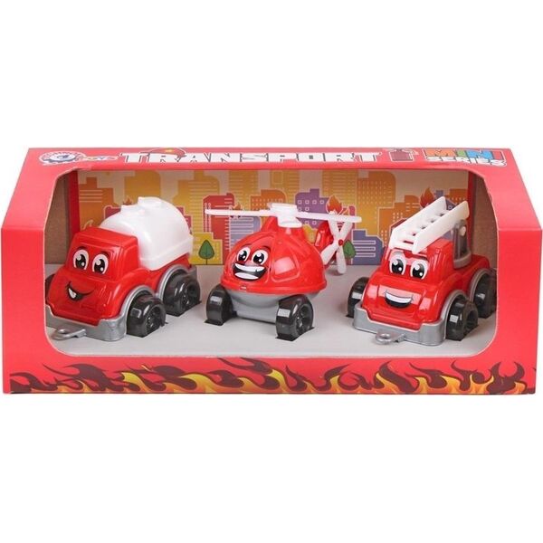 Technok Zestaw mini Auta straż pożarna 3szt 6153 TechnoK p10