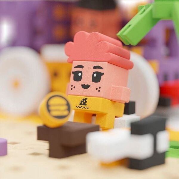 Marioinex Klocki Mini Waffle City: Food Truck