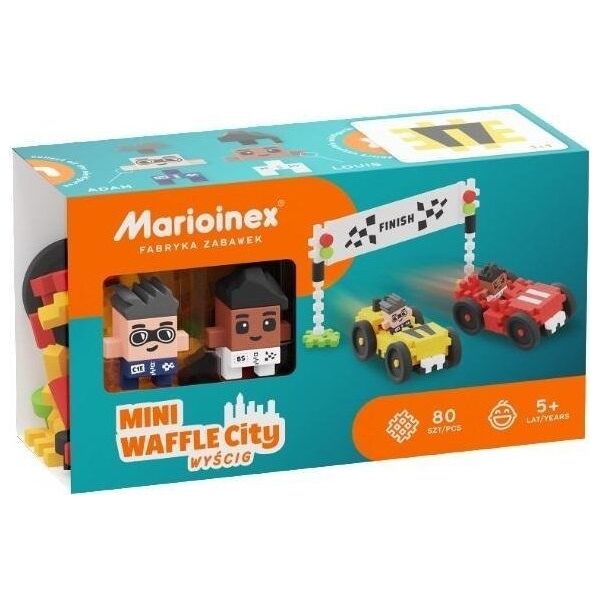 Marioinex Klocki Mini Waffle 80 elementów Wyścig