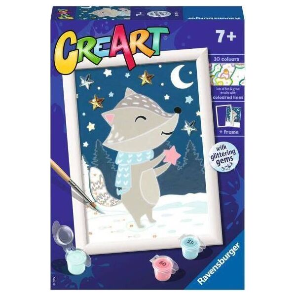 Ravensburger CreArt dla dzieci: Borsuk wśród gwiazd