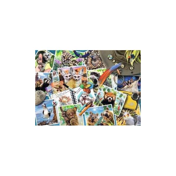 Ravensburger RAV puzzle 1000 Zwierzęta świata 17322