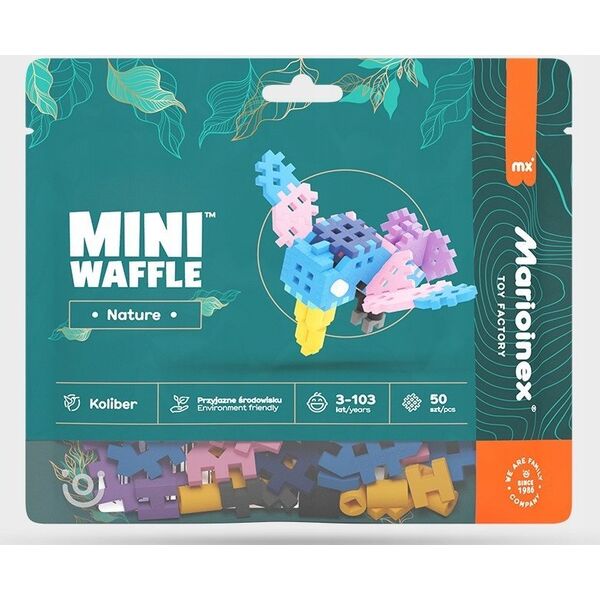 Marioinex Klocki Mini Waffle Nature - Koliber 50 elementów