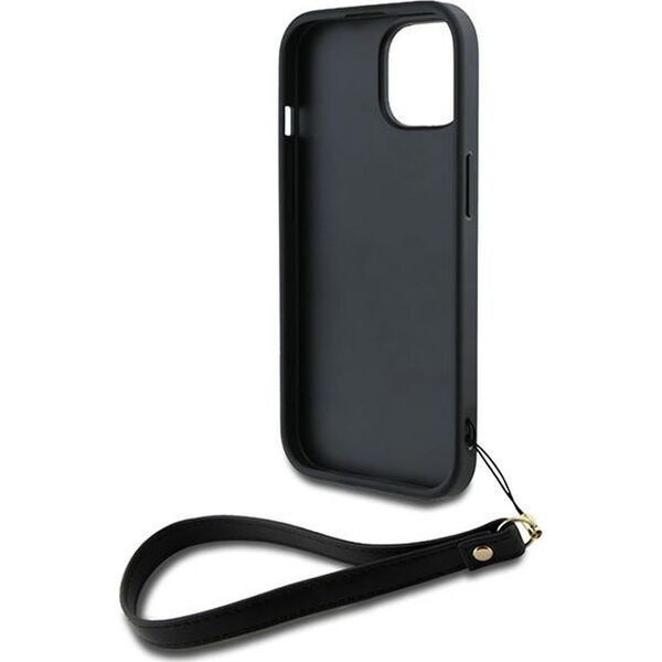 DKNY DKNY Wrist Strap Stock Logo - Etui iPhone 14 / 15 / 13 (czarny)
