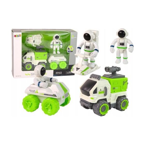 LeanToys Zestaw Pojazd Kosmiczny Kosmonauta Kosmos