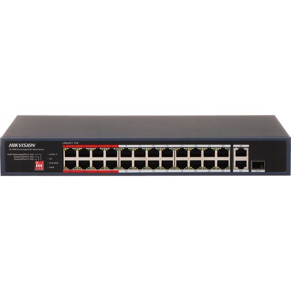 Switch Hikvision Hikvision DS-3E0326P-E/M(C) 24 Port Fast Ethernet Unmanaged POE Switch