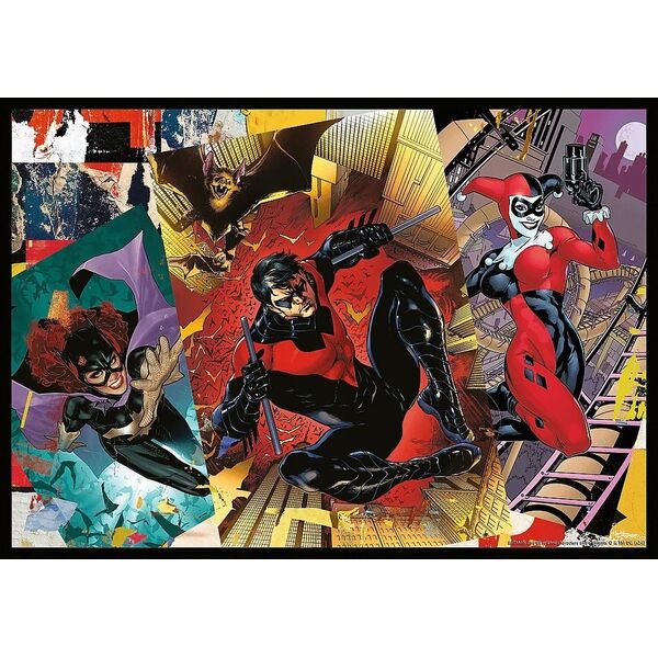 Trefl PUZZLE 4X250 TREFL BATMAN W AKCJI PUD6
