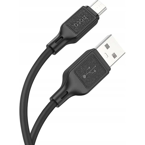 Kabel USB Hoco HOCO kabel USB A do Micro USB 2,4A X90 1 m czarny