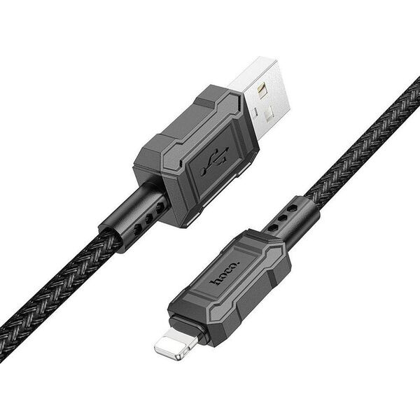 Kabel USB Hoco HOCO kabel USB A do Lightning 2,4A X94 1 m czarny