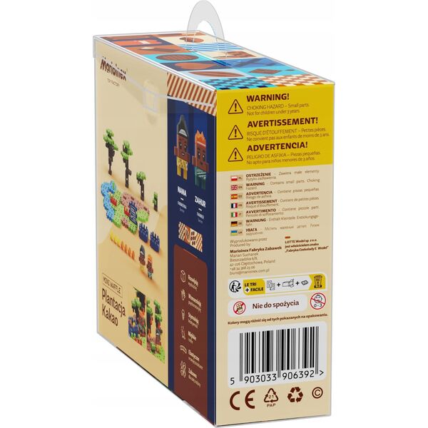 Marioinex Klocki Mini Waffle Wedel - Plantacja kakao 100 elementów