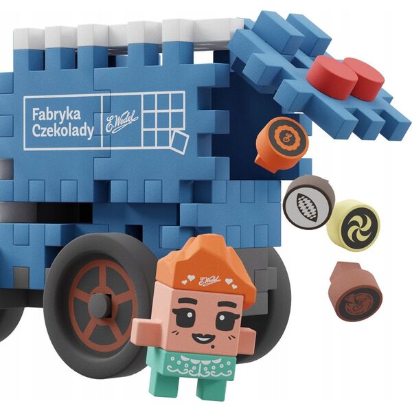 Marioinex Klocki Mini Waffle - Wedel Słodka furgonetka 100 elementów