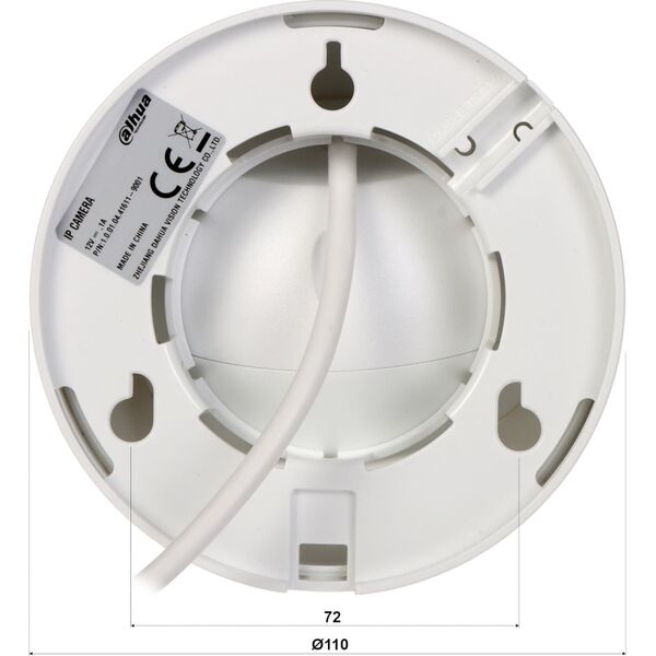 Kamera IP Dahua Technology KAMERA IP T4A-PV-0360B Wi-Fi, Smart Dual Light Active Deterrence - 3.7Mpx 3.6mm DAHUA