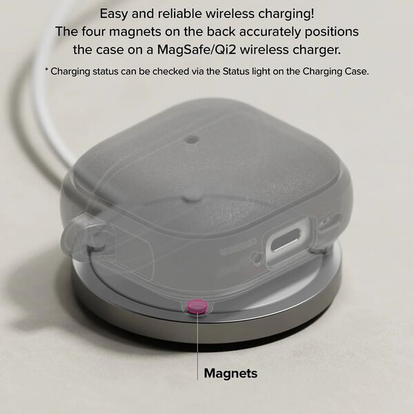 Ringke Case for AirPods 4 - Ringke Onyx Magnetic - Warm Gray 8800274964167 έως 12 άτοκες Δόσεις