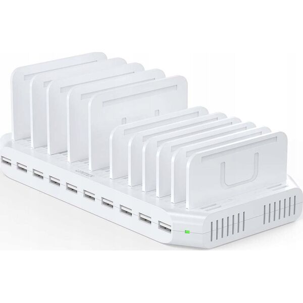 Unitek Unitek Stacja ładująca 10xUSB 2.4A 60W biała