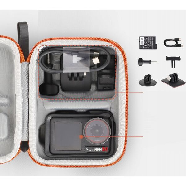 SunnyLife Pokrowiec Futerał Etui Case Box Walizka Osłona do DJI OSMO ACTION 3 4 5 PRO / OA5-B893