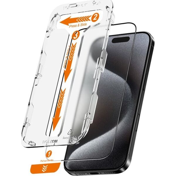 Szkło hartowane Crong EasyShield Apple iPhone 16 Pro Max [2 PACK]