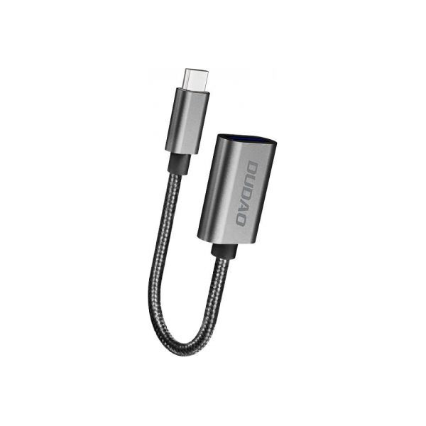 Adapter USB Dudao L15T USB-C - USB Srebrny  (dudao_20201102161516)