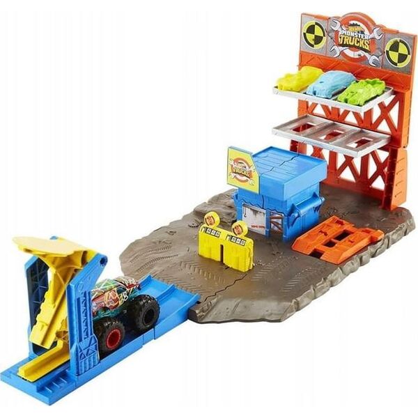 Hot Wheels Tor samochodowy Demolka na stacji  (HFB12)