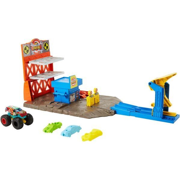 Hot Wheels Tor samochodowy Demolka na stacji  (HFB12)