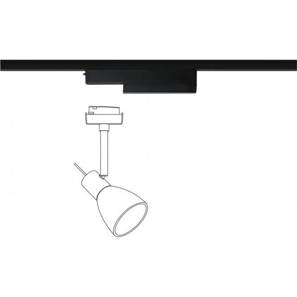 Paulmann URail Zigbee  adapter spota 0-50W DIM czarny mat 230V