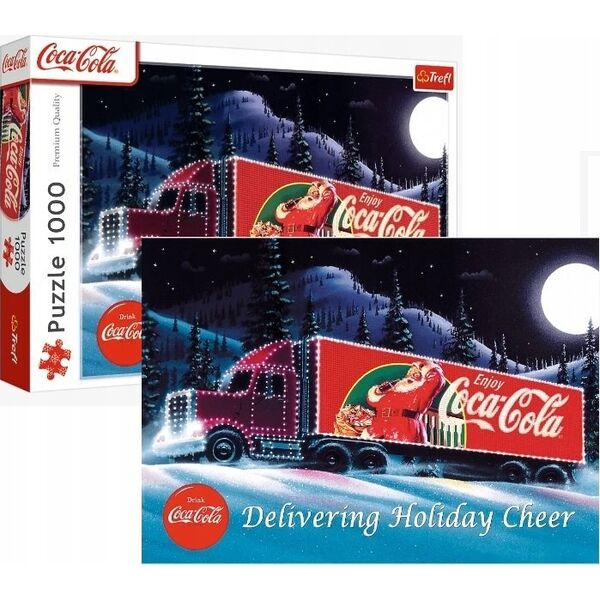 Trefl PUZZLE 1000 Coca-Cola Świąteczny truck 10941