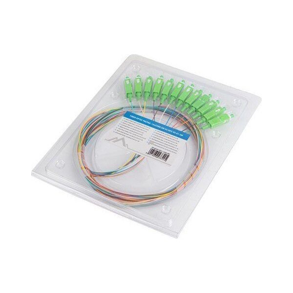 Lanberg Pigtail SM SC/APC Easy Strip 9/125 G657A1 12X2M multikolor