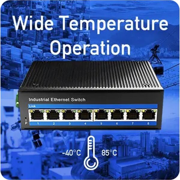 Cudy SWITCH PoE 8-port 8x30W 10/100 przemysłowy Cudy IF1008P