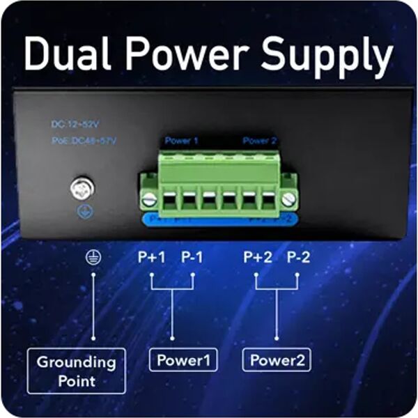 Cudy SWITCH PoE 8-port 8x30W 10/100 przemysłowy Cudy IF1008P