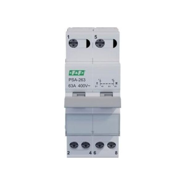 F&F Przełącznik F&F PSA-263 modułowy sieć-agregat 2 tory 63A