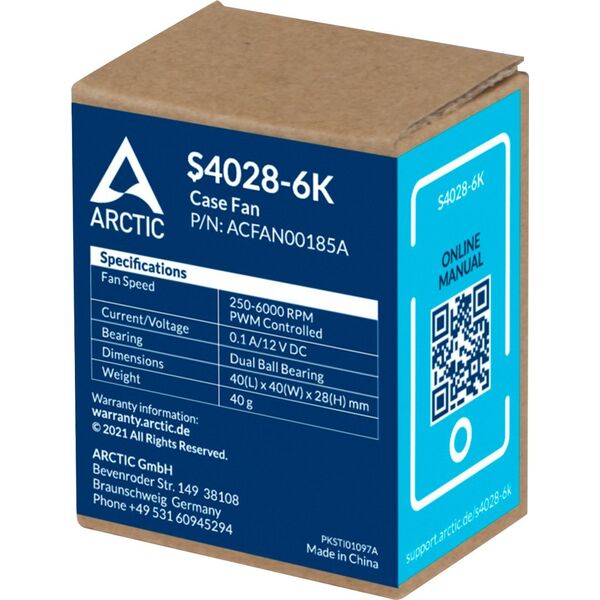 Arctic Wentylator serwerowy Arctic S4028-6K 40x28mm 6000rpm