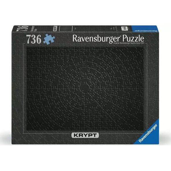 Ravensburger Puzzle 736 Krypt Czarne