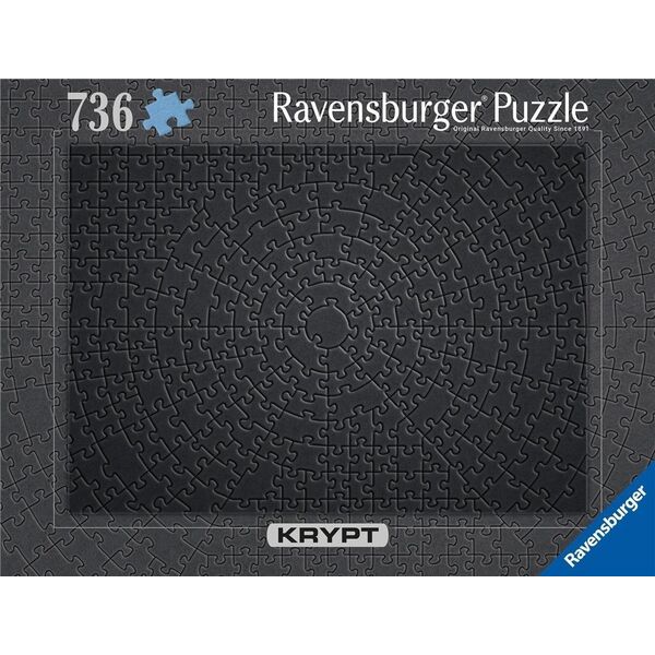 Ravensburger Puzzle 736 Krypt Czarne