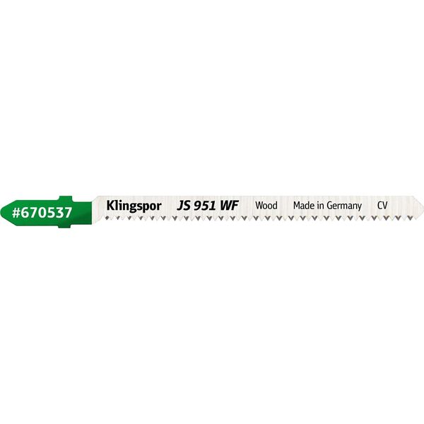 Klingspor KLINGSPOR ΛΑΜΑ ΣΕΓΑΣ 100x8x1,45mm JS 951 WF /5 τεμ. 14046401 4014855939732