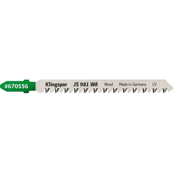 Klingspor KLINGSPOR ΛΑΜΑ ΣΕΓΑΣ 130x8x1,7mm JS 981 WA /5 τεμ. 14046406 4014855939749