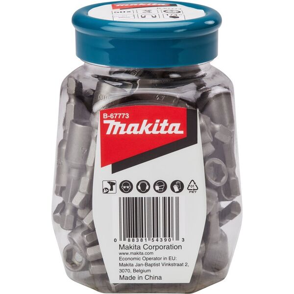 Makita MAKITA ΜΑΓΝΗΤΙΚΗ ΠΡΙΖΑ 1/4" HEX 8x50mm / 50 τεμ. 14182701 88381543903