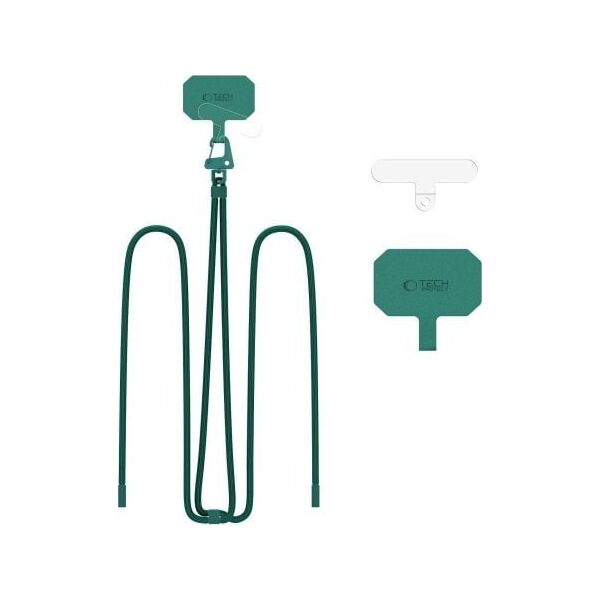 TECH-PROTECT C5S ROPE CROSSBODY STRAP HUNTER GREEN