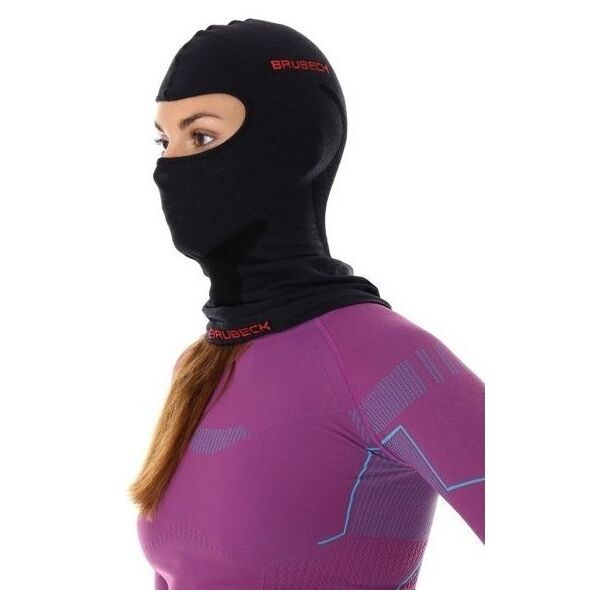 Brubeck Kominiarka merino czarna r. S/M (KM10370)