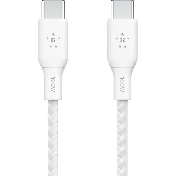 Kabel USB Belkin USB-C - USB-C 2 m Biały (CAB014BT2MWH)