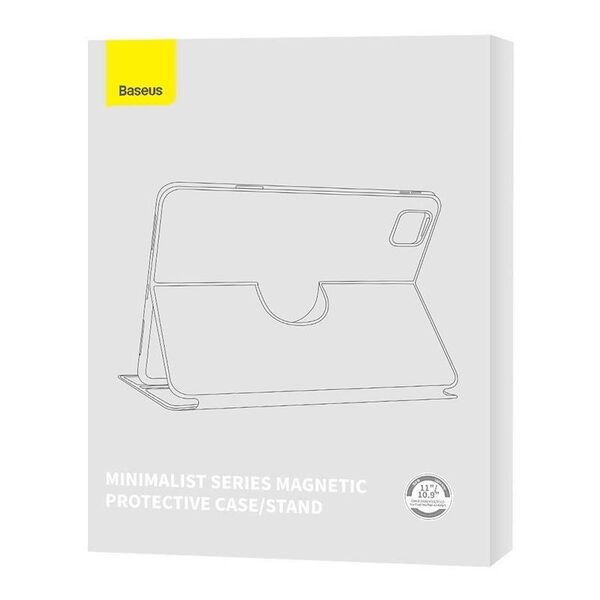 Baseus Minimalist Series IPad PRO 11"/Pad Air4/Air5 10.9" Magnetic protective case (light grey) 6932172625597