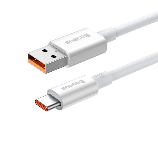 Baseus cabel Superior USB - USB-C 0,25m moon white 100W 6932172631949