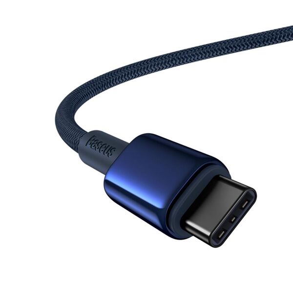Baseus Tungsten Gold Fast Charging Data Cable Type-C to Type-C 100W 2m Deepsea Blue 6932172655532